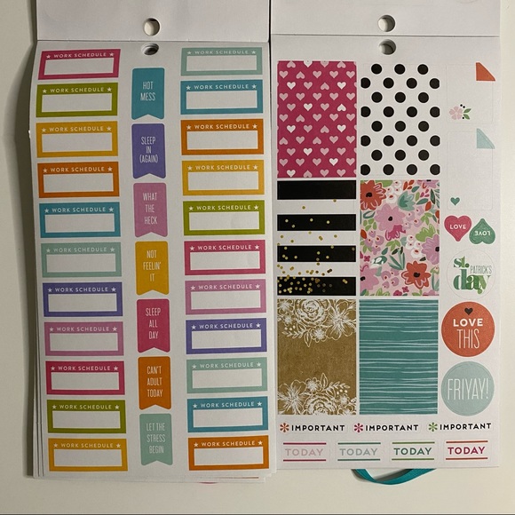 BRAND NEW HAPPY PLANNER STICKER BOOKS SET OF 5 - Picture 8 of 9